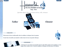 Tablet Screenshot of harold.fr